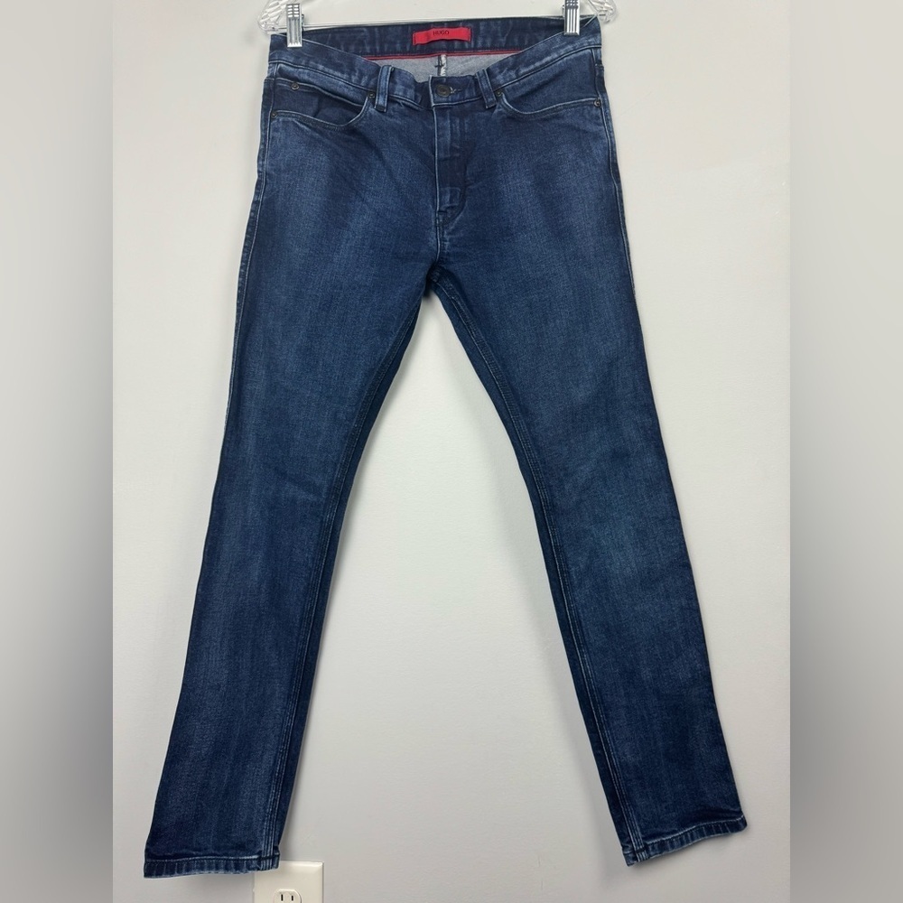 HUGO Hugo Boss AG Diesel Strasse 12 Men’s blue Denim Jeans